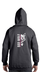 Bad Wolf Charcoal Zip Up :: BW111 - View 2