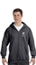 Bad Wolf Charcoal Zip Up :: BW111 - View 1