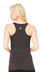 Lady Wolf Ladies Charcoal Tank :: LW111 - View 2