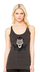 Lady Wolf Ladies Charcoal Tank :: LW111 - View 1