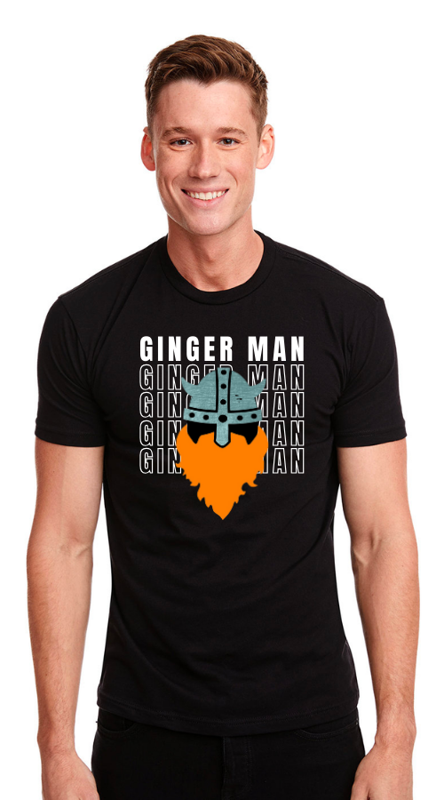 Ginger Man Black Tee :: GM101