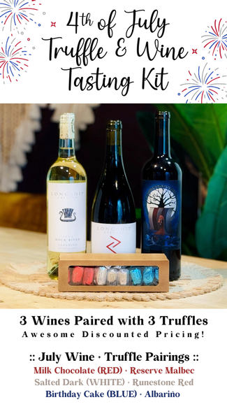 At Home Truffle + Wine Tasting Kit :: July